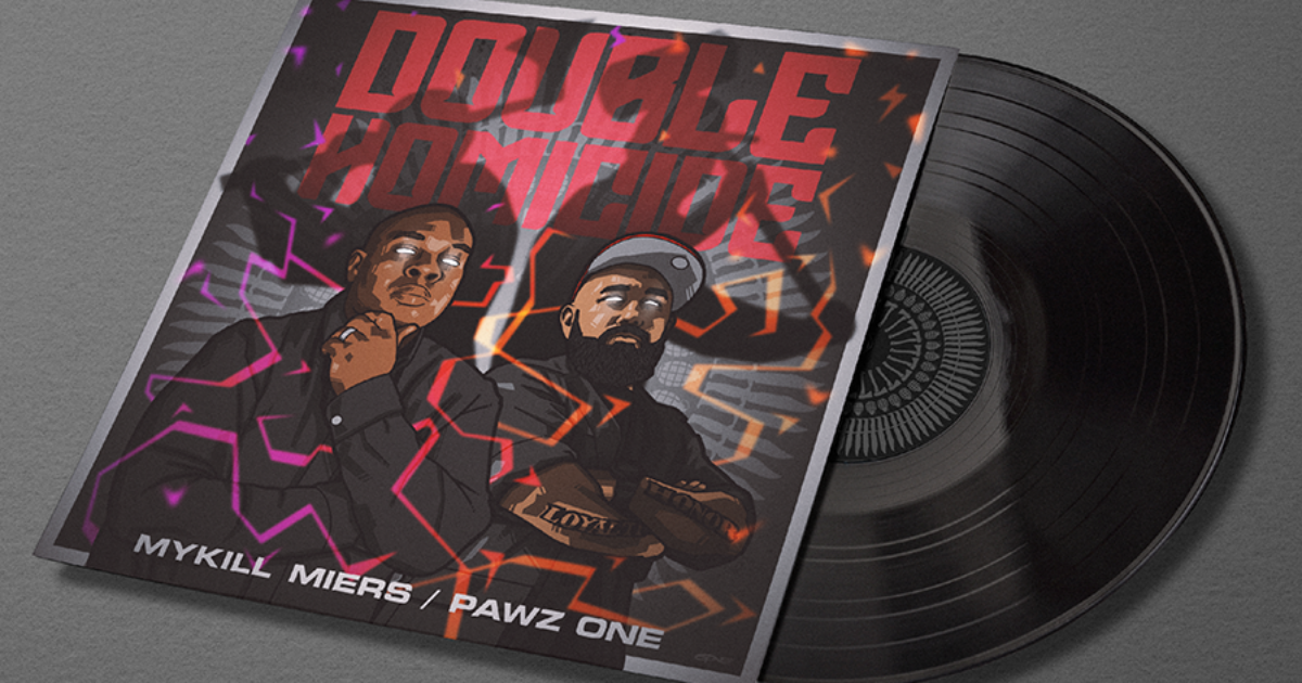 DOUBLE HOMICIDE' PAWZ ONE & MYKILL MYERS ALBUM ARTWORK